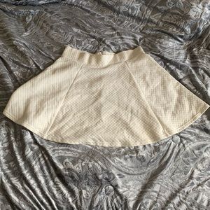 NWT White skater skirt